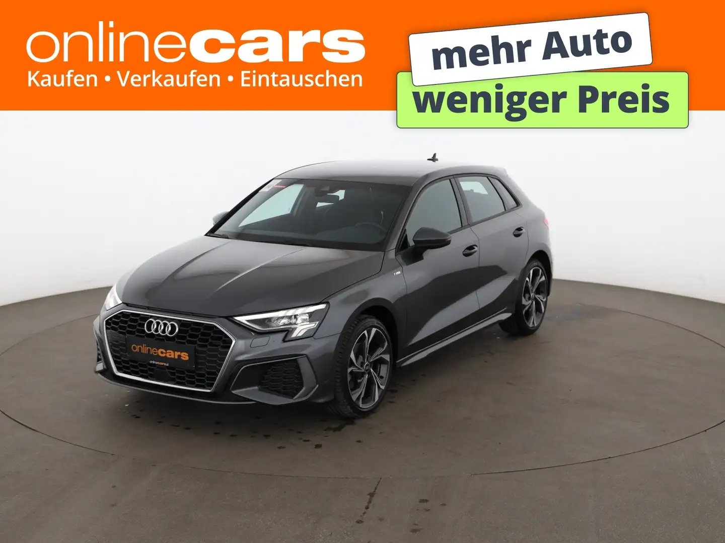 Audi A3 SB 35 TDI S-Line Aut LED LEDER NAVI R-CAM TEMP Grau - 1
