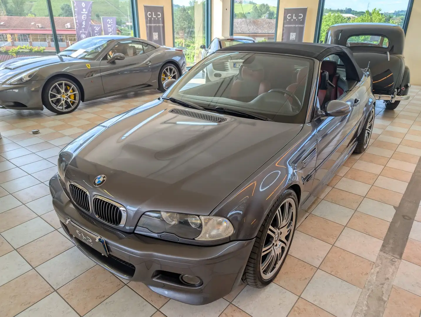 BMW M3 Cabrio 3.2 smg2 Hard Top "service BMW" Grigio - 2