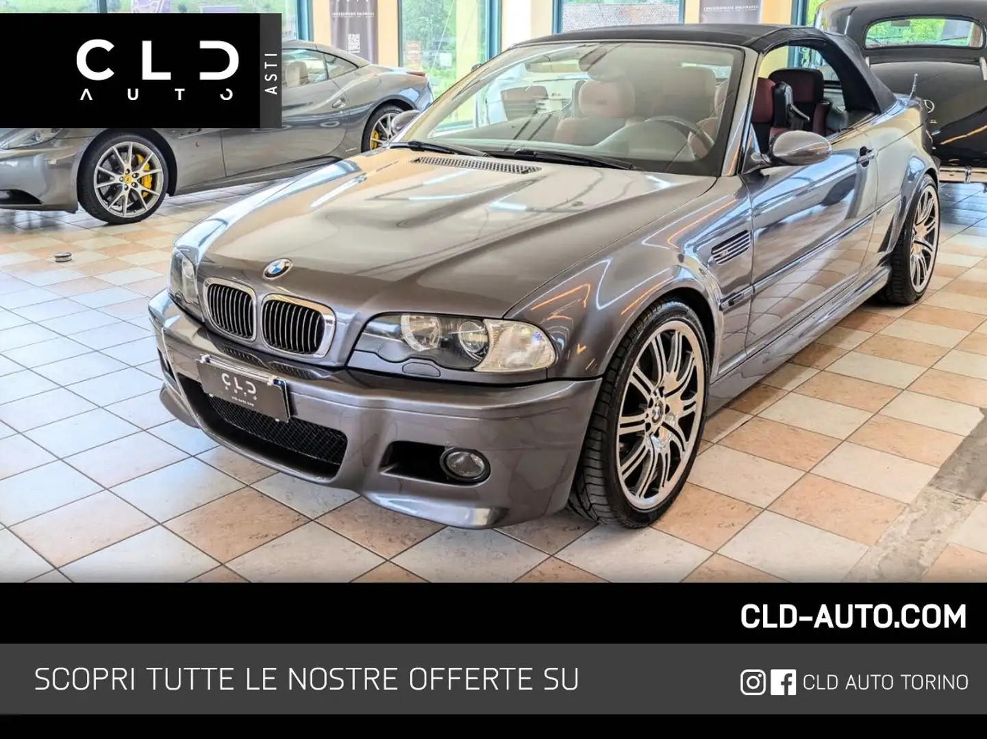 BMW M3 Cabrio 3.2 smg2 Hard Top "service BMW" Grigio - 1