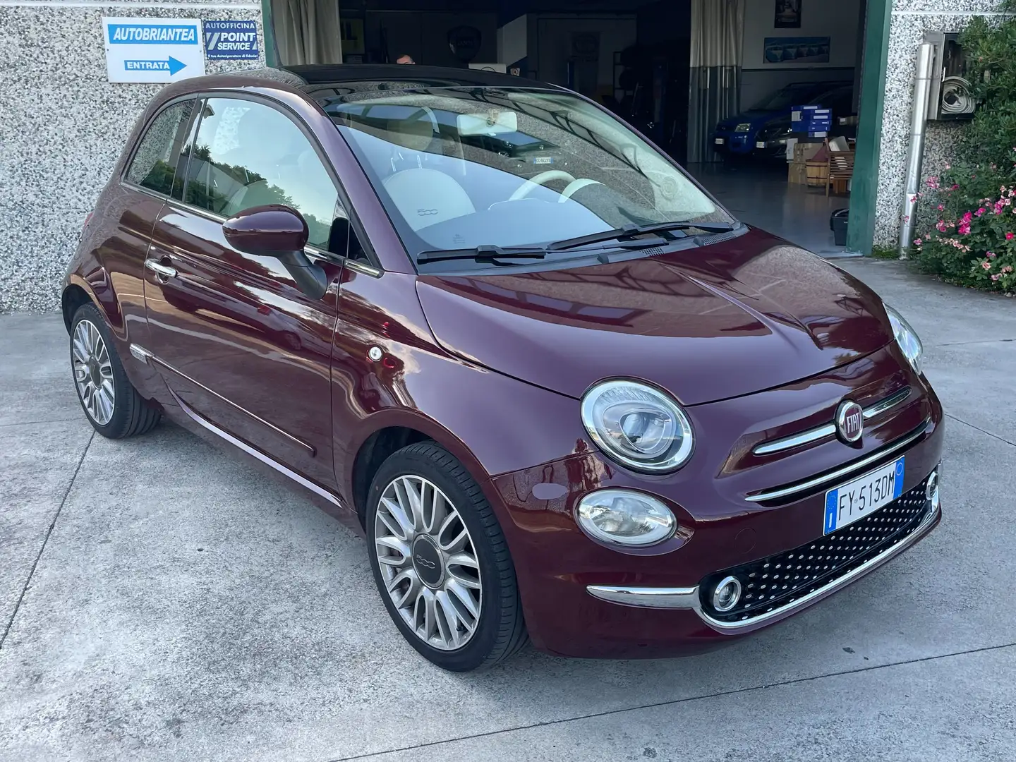 Fiat 500 1.2 Lounge 69cv Tetto Pano*BT*Clima Auto*Cerchi 16 Lilla - 1