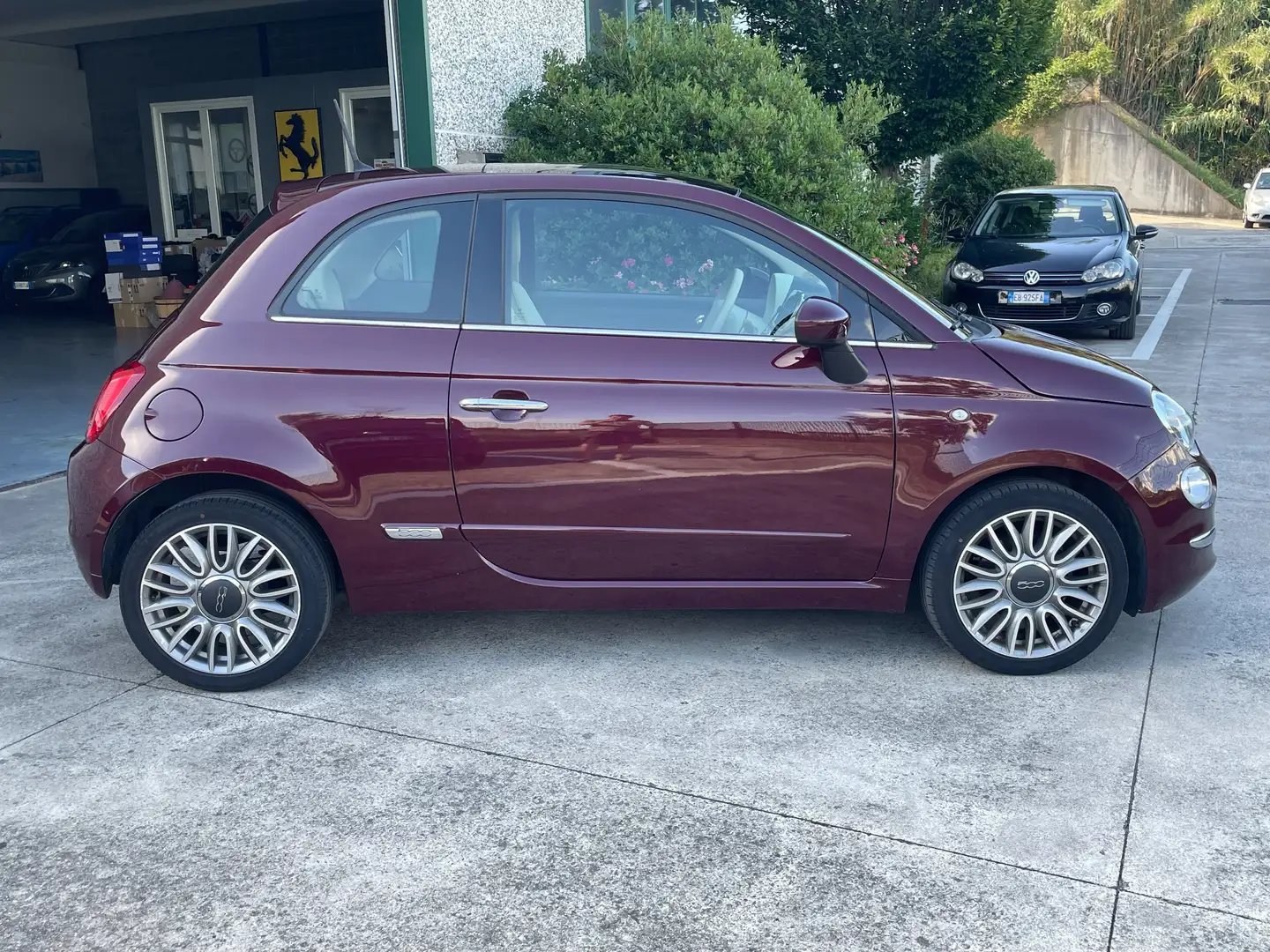 Fiat 500 1.2 Lounge 69cv Tetto Pano*BT*Clima Auto*Cerchi 16 Lilla - 2
