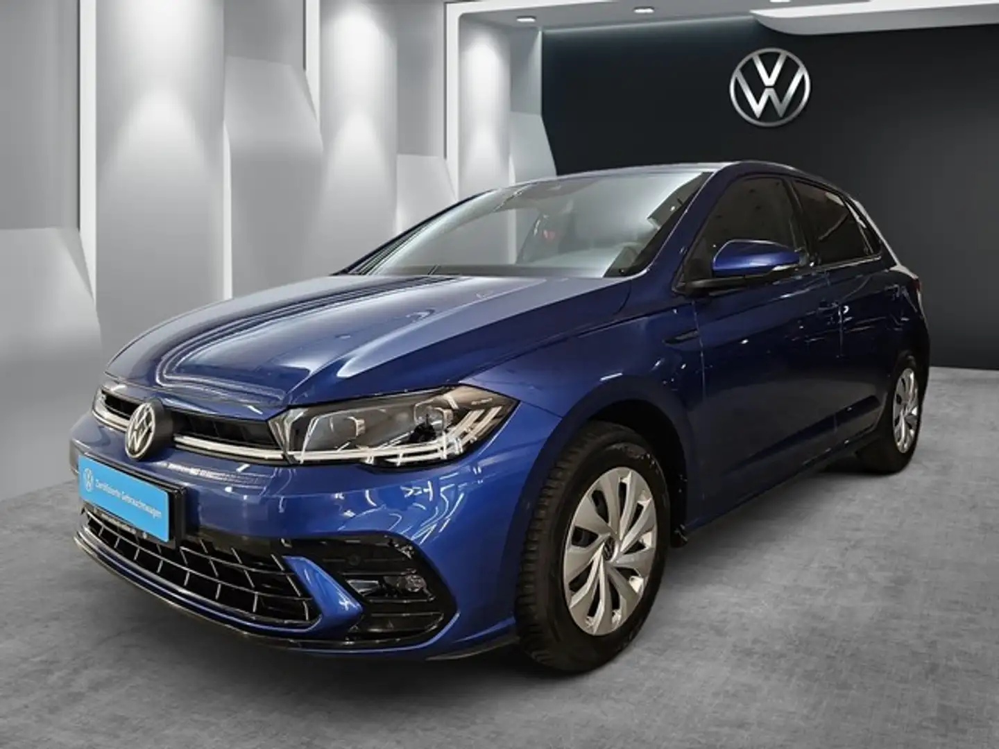 Volkswagen Polo VI 1.0TSI DSG R-Line NAVI PARK ASSIST Blau - 2