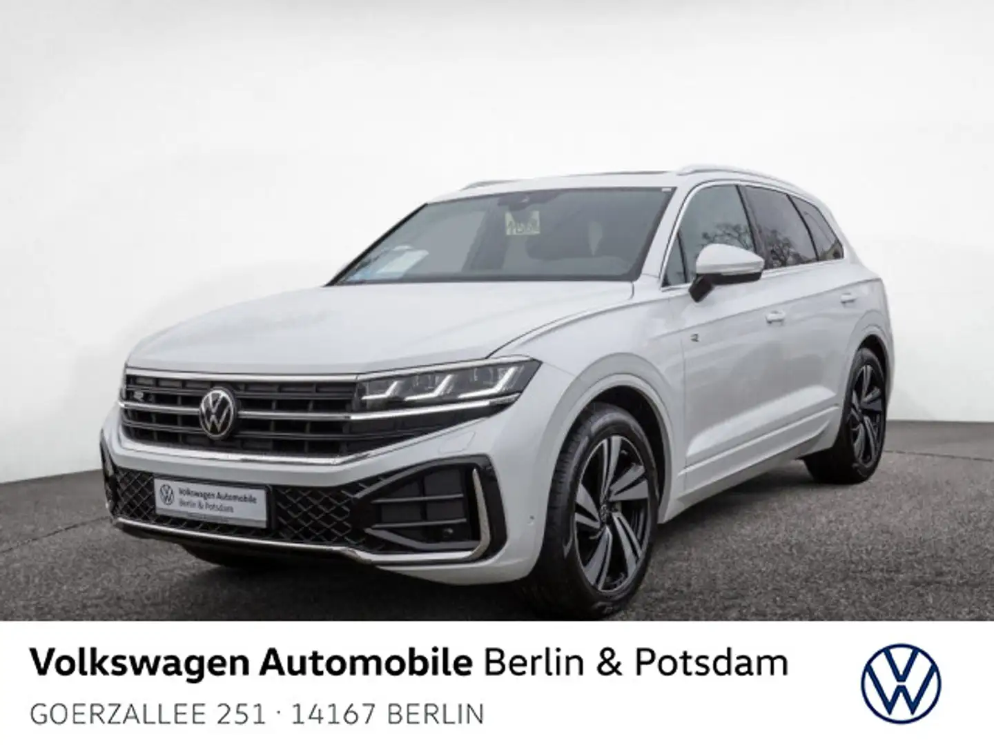 Volkswagen Touareg 3.0 V6 TDI AG8 R-Line 4M P-Dach 5J.Gara. Weiß - 1