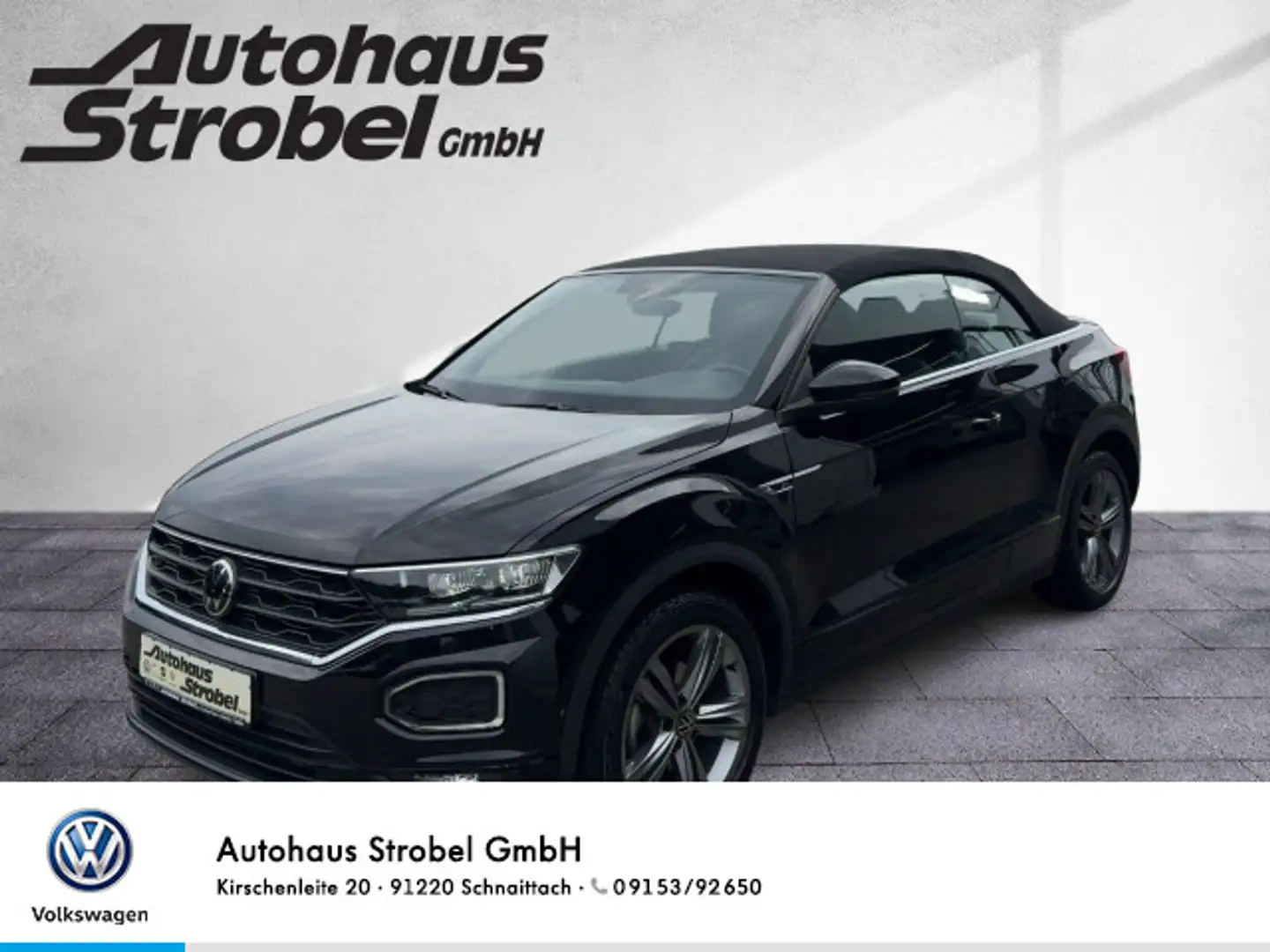 Volkswagen T-Roc 1.5 TSI DSG R-Line ACC LED Leder Schwarz - 1