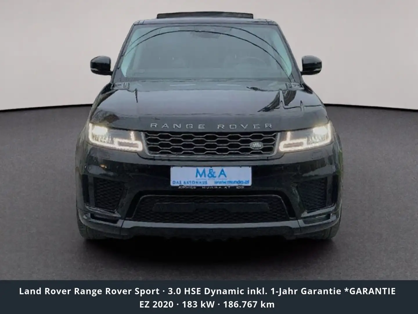 Land Rover Range Rover Sport 3.0 HSE Dynamic inkl. 1-Jahr Garantie *GARANTIE Schwarz - 2