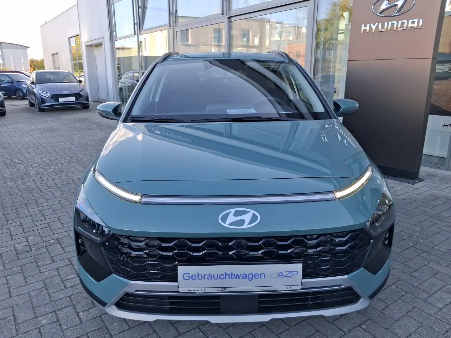 Hyundai BAYON FL 1.0 T-GDI 7-DCT Prime.Assistenz-P.Navi. Grün - 2