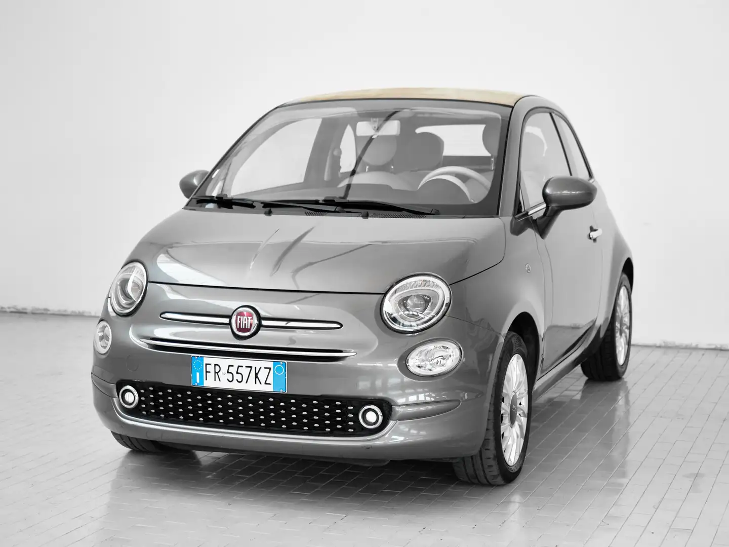 Fiat 500C 500C 1.2 Lounge 69cv my18 Grigio - 1