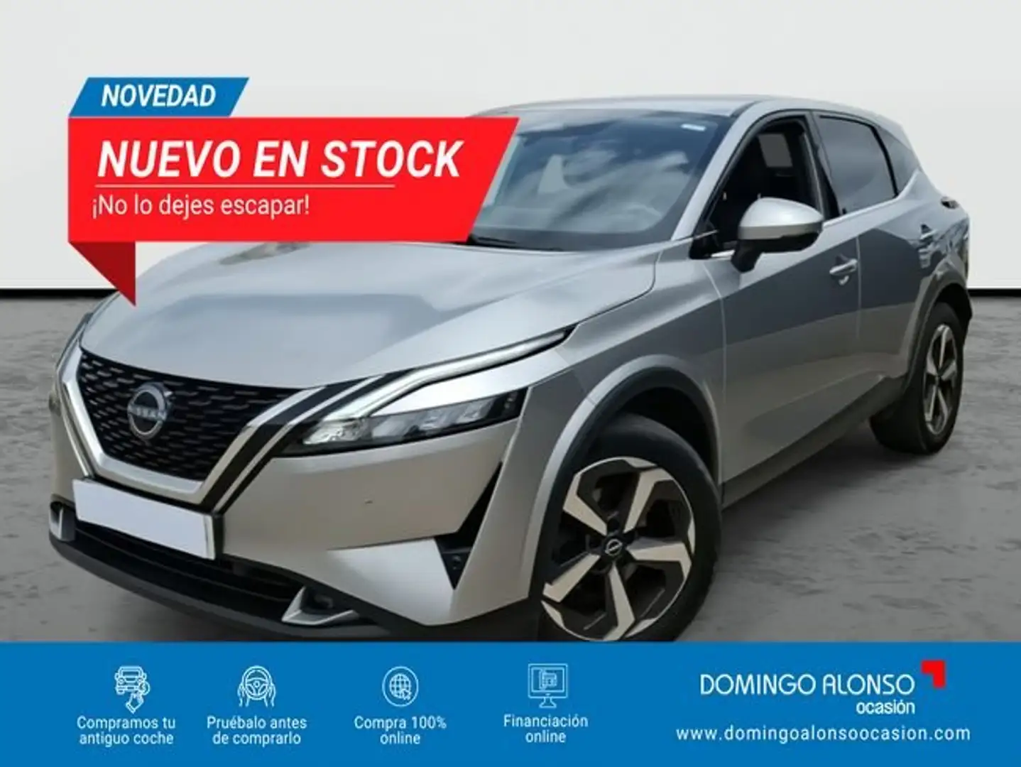 Nissan Qashqai DIG-T 116kW Xtronic N-Connecta HIB SUAVE Plateado - 1