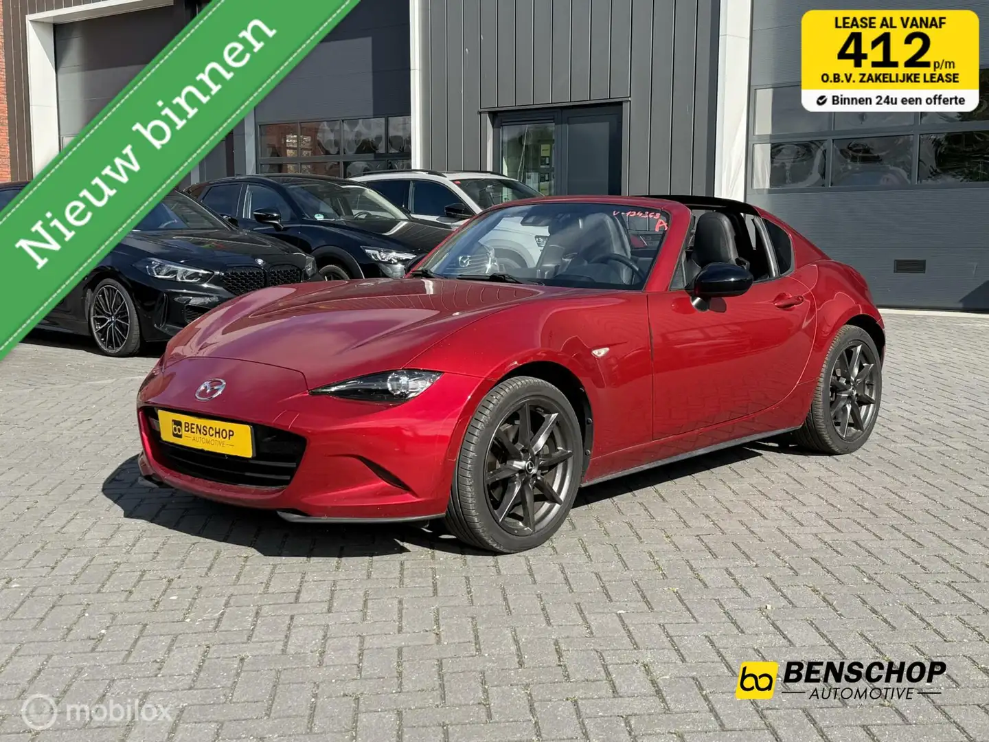 Mazda MX-5 RF 2.0 SkyActiv-G 160 GT-M Leer Navi PDC Cruise St Rood - 1