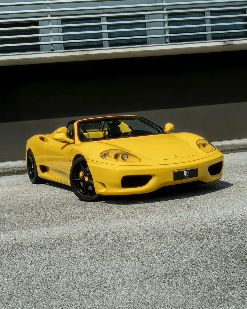 Ferrari 360 360 3.6 Spider F1 - GIALLO MODENA Geel - 1