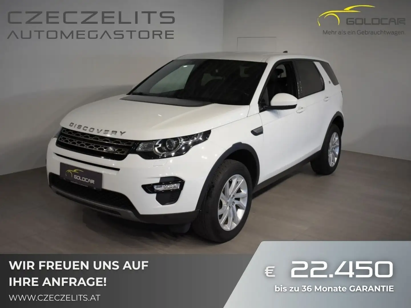 Land Rover Discovery Sport 2,0 TD4 150 4WD SE Aut. Weiß - 1
