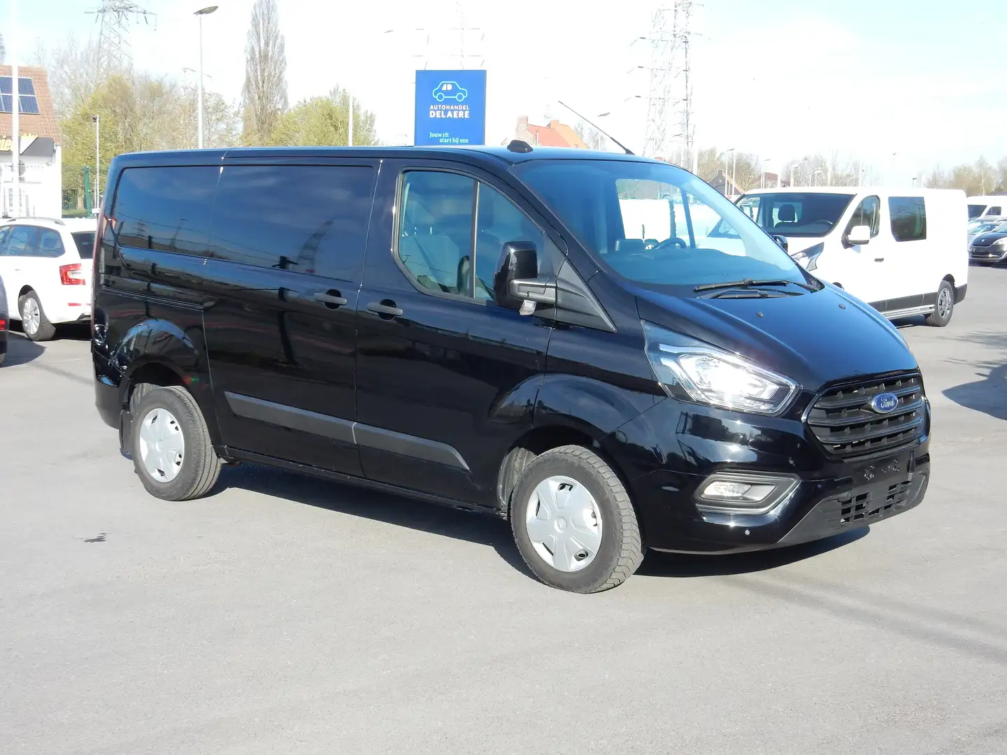 Ford Transit Custom 2.0cdti 170pk Black 1ste hand (14500Netto+Btw/Tva) Negro - 1
