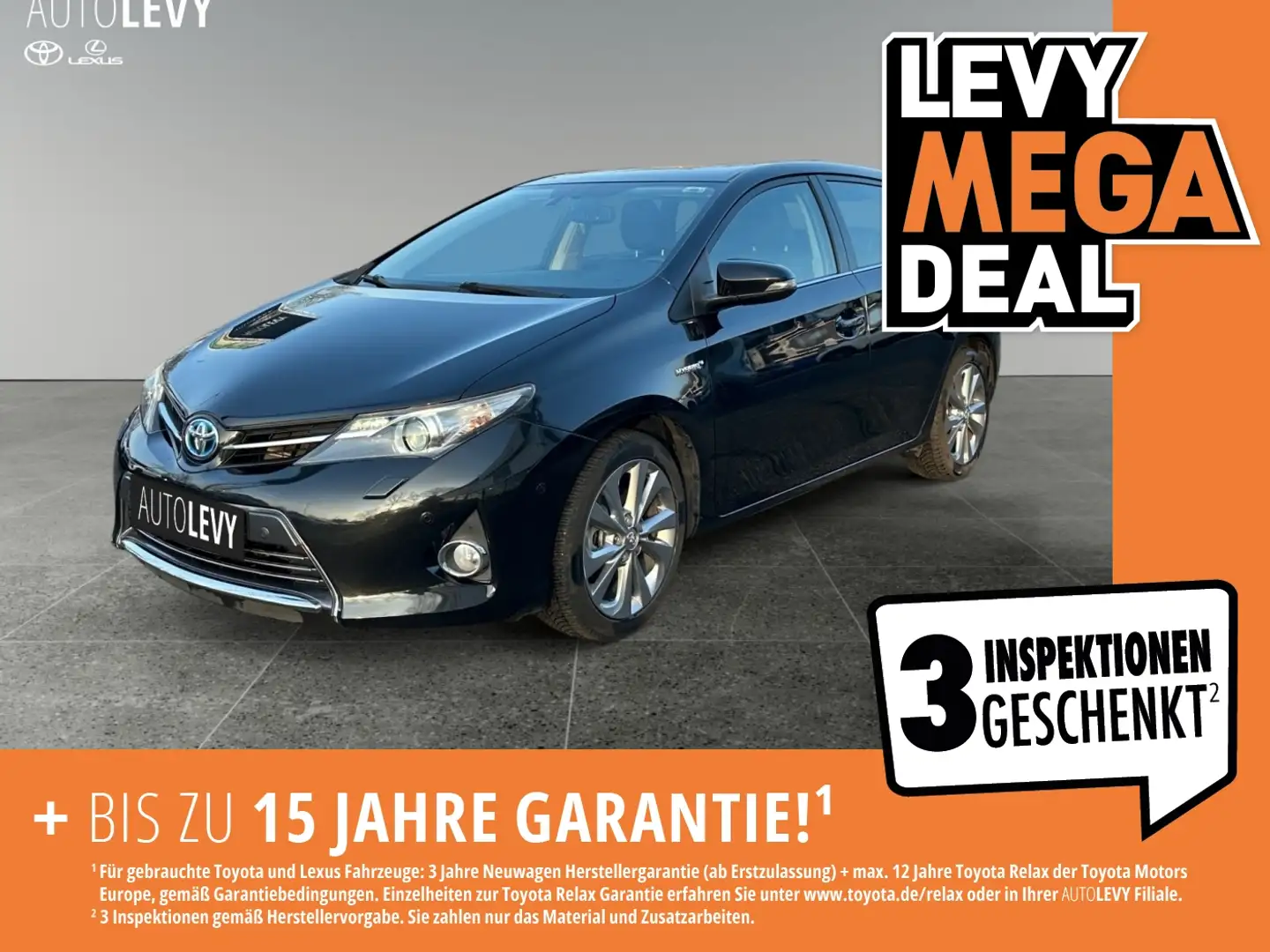 Toyota Auris 1.8 Hybrid Executive *NAVI*PDC*KAMERA* Schwarz - 1