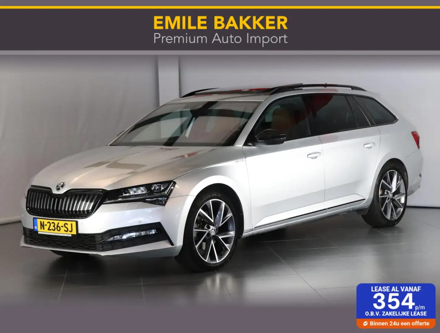 Skoda Superb Combi 1.4 TSI iV Sportline Business Gris - 1
