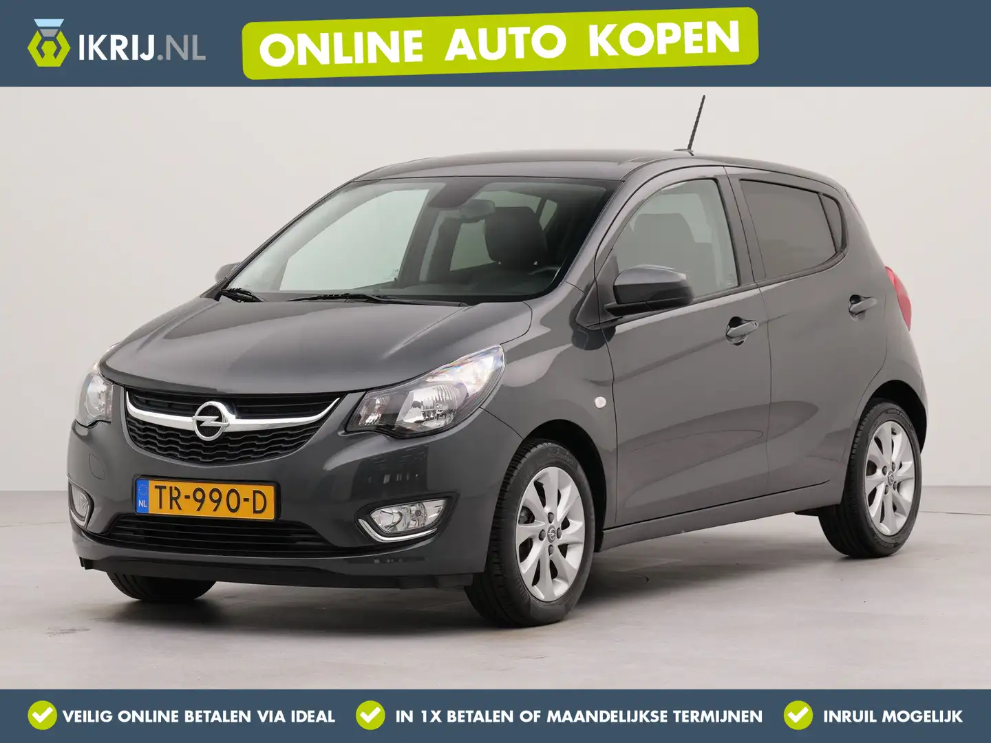 Opel Karl 1.0 ecoFLEX Innovation Automaat | Apple Carplay | Grijs - 1