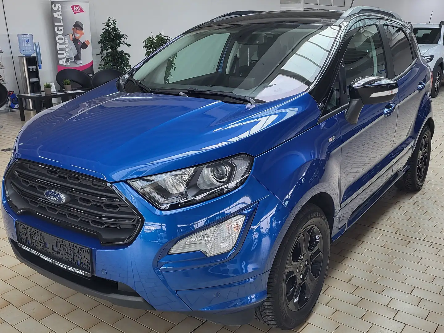Ford EcoSport 1.0 EcoBoost ST-LINE AHK/8-fach bereift Blau - 2