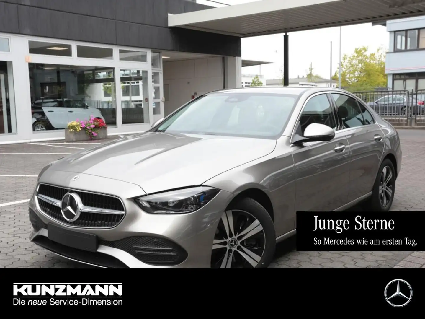 Mercedes-Benz C 200 Avantgarde MBUXNavi-Prem. 360° Spiegel-P Argent - 1