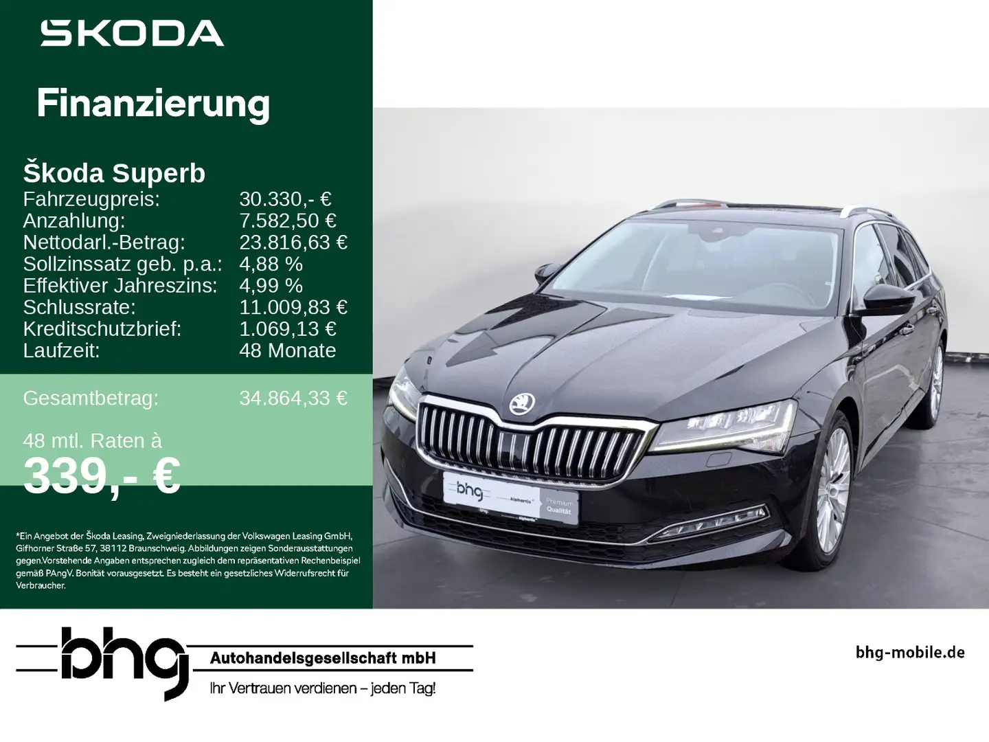 Skoda Superb Combi 2.0 TDI 4x4 DSG Style Noir - 1