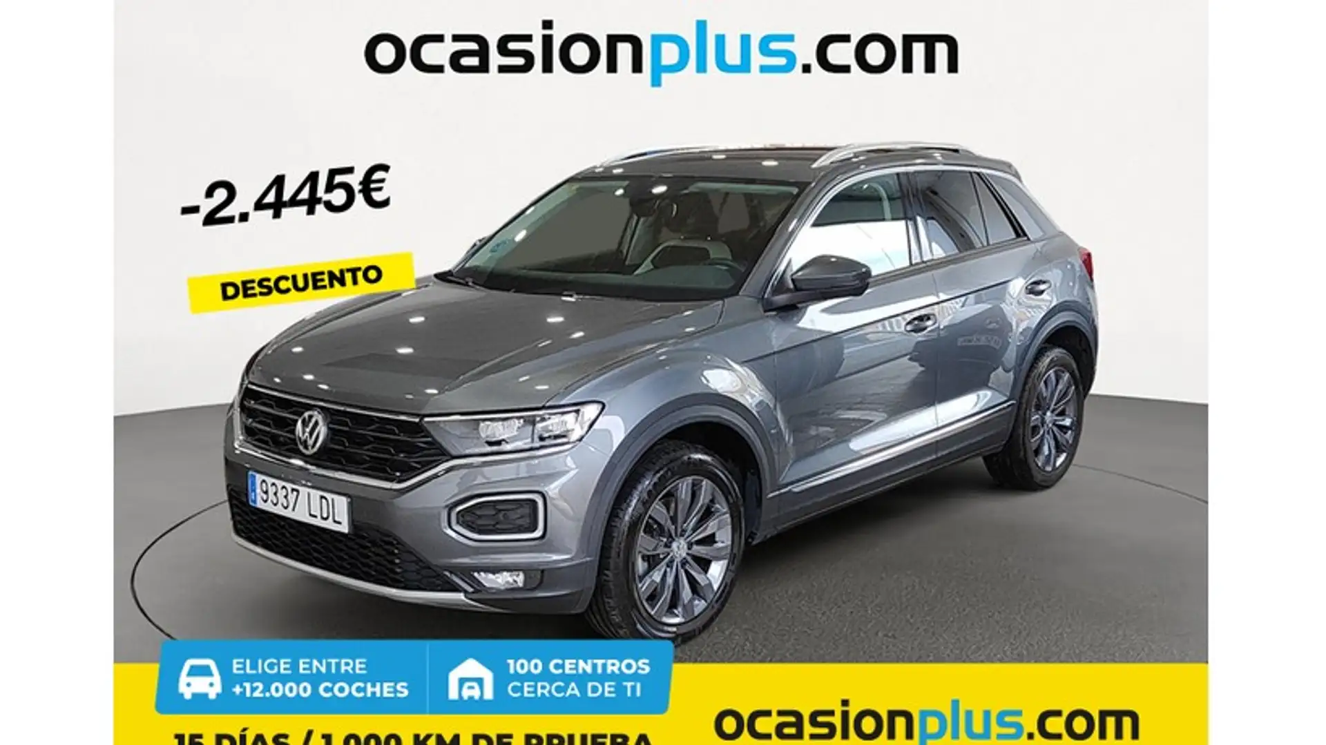 Volkswagen T-Roc 2.0 TSI Sport 4Motion DSG7 Gris - 1