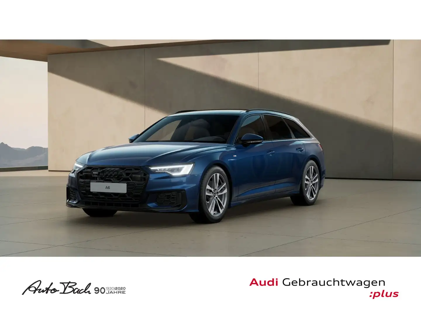 Audi A6 S line 45TDI qu. Stronic Matrix AHK ACC Blau - 1