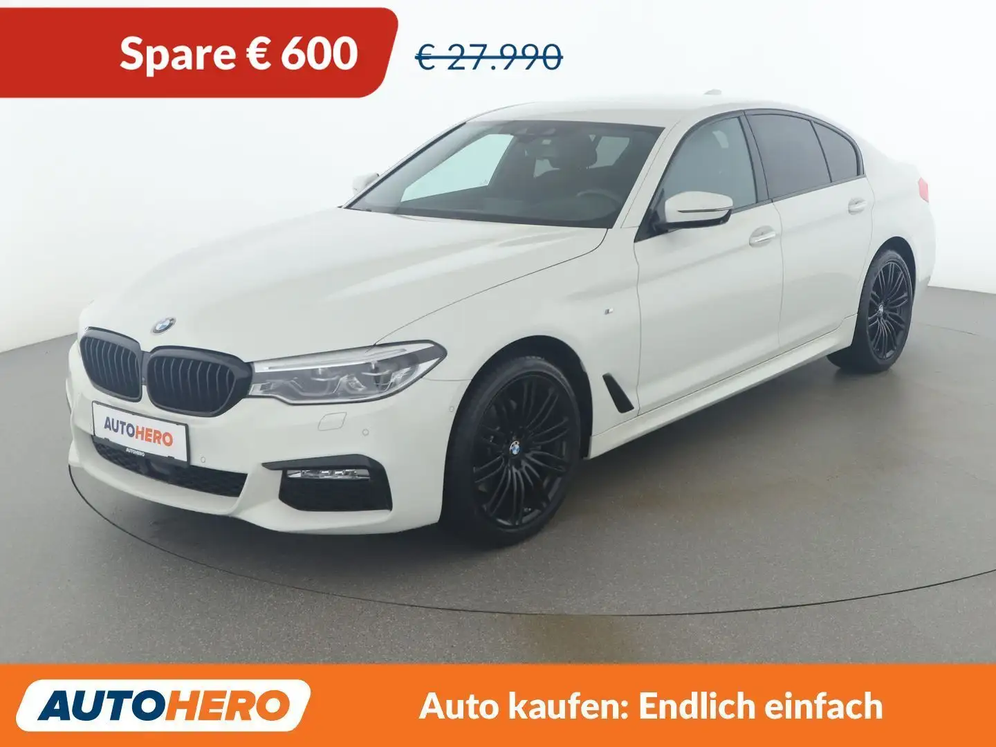BMW 520 520d xDrive M Sport Weiß - 1