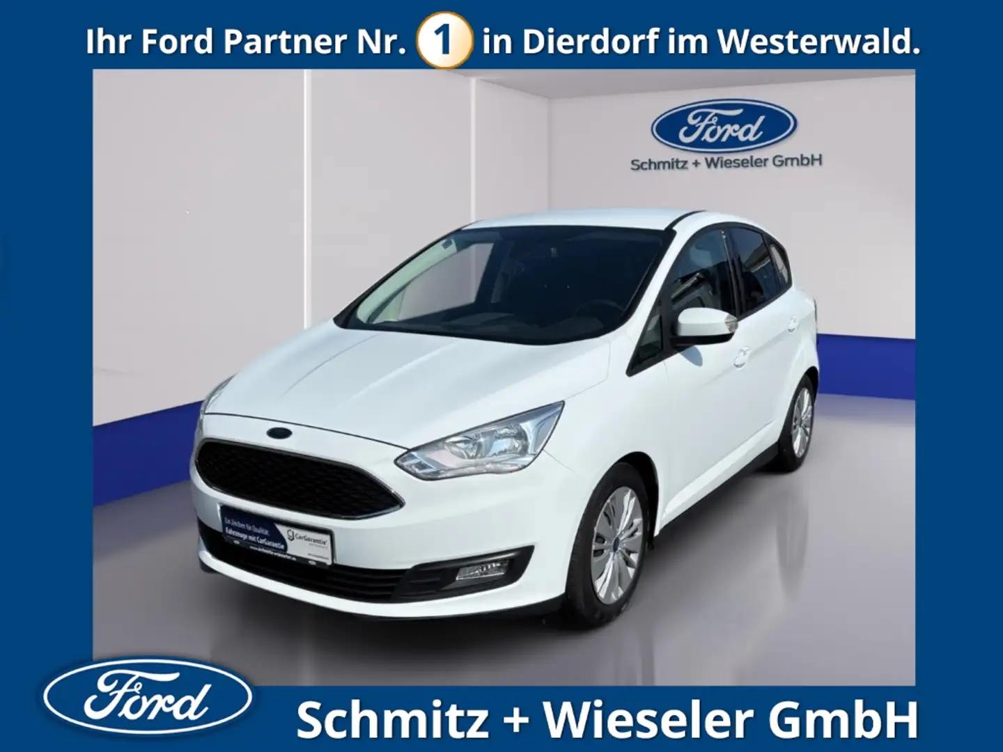 Ford C-Max Cool & Connect 1.0EcoBoost 125PS MT, Navi Білий - 1