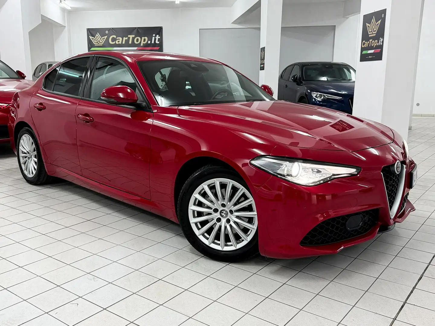 Alfa Romeo Giulia 2.2 TD 190 CV SUPER BUSINESS RETROCAMERA PERFETTA Rosso - 2