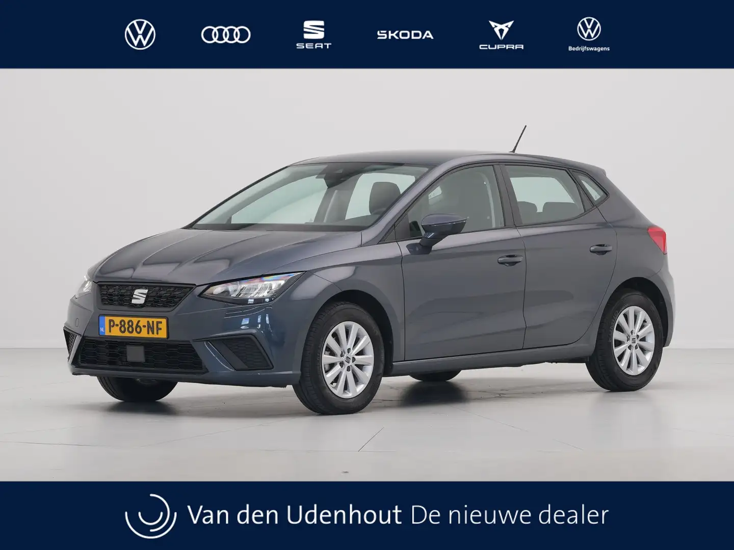 SEAT Ibiza 1.0 TSI 95pk Style Navi via App Pdc Cruise Clima L Grijs - 1