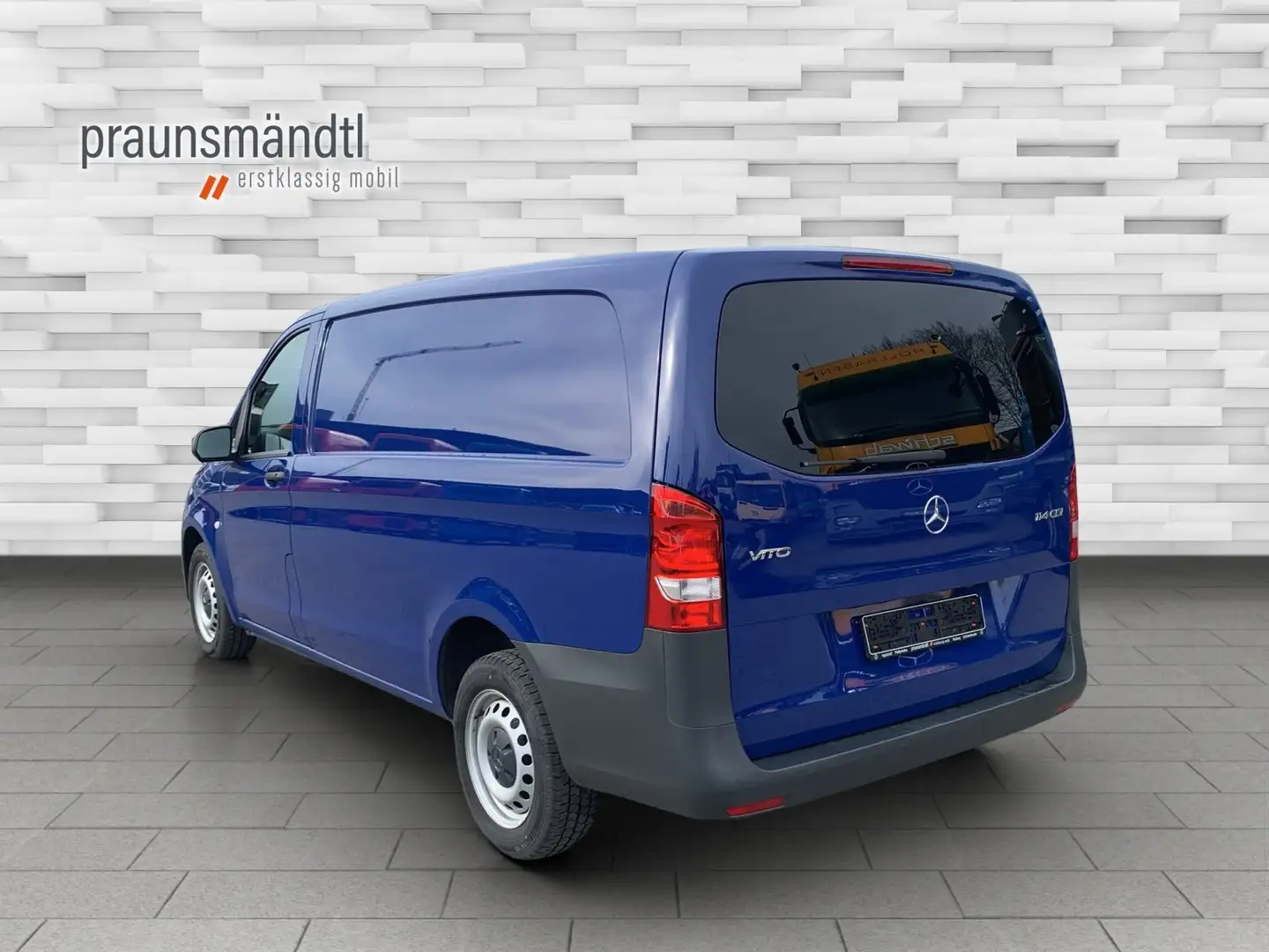 Mercedes-Benz Vito 114 CDI Kasten lang Klima Holzverkl. 3-sit. Blu/Azzurro - 2