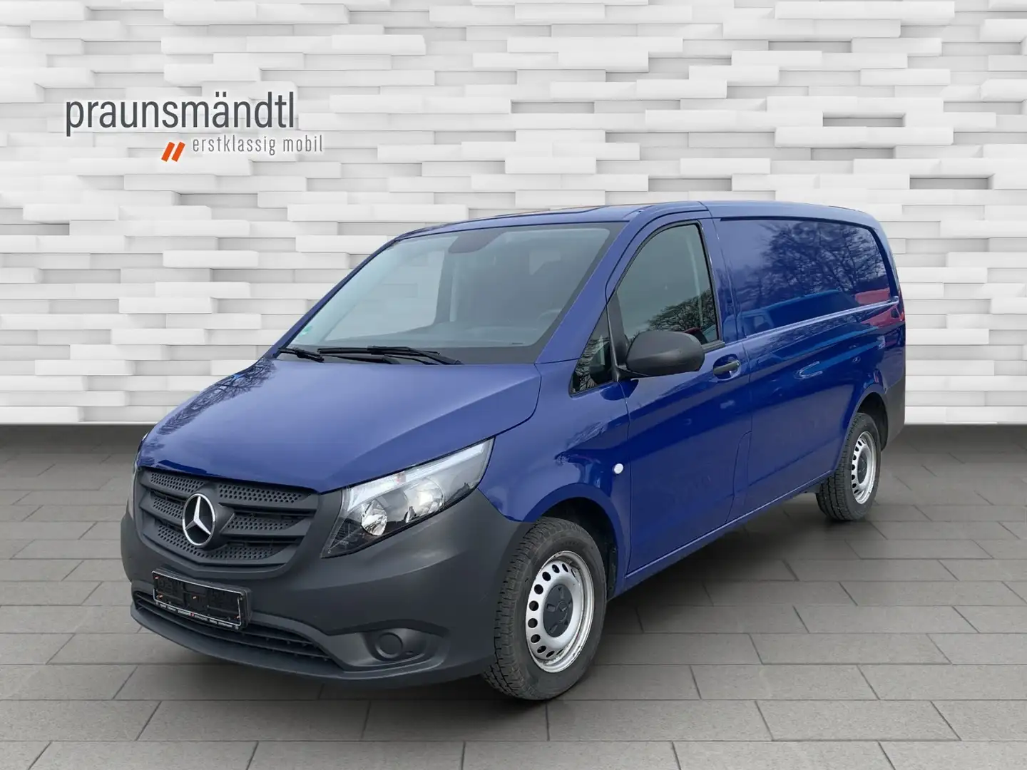 Mercedes-Benz Vito 114 CDI Kasten lang Klima Holzverkl. 3-sit. Blu/Azzurro - 1
