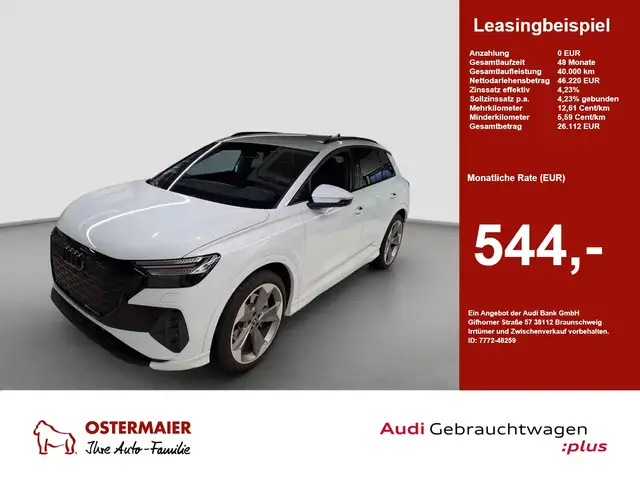 Audi Q4 e-tron ADVANCED 40 BLACK! AHK.MATRIX.LM21.VIRTUAL