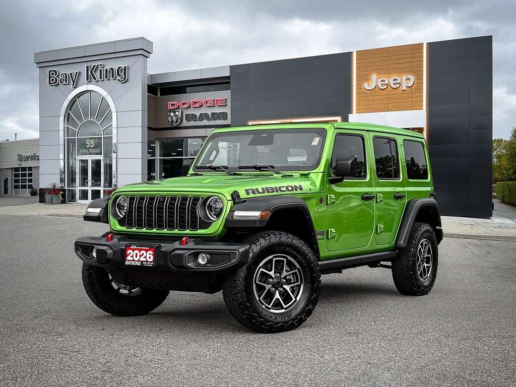 2026 Jeep Wrangler Rubicon | SKY TOP | ALPINE AUDIO | OFF-ROAD CAM |