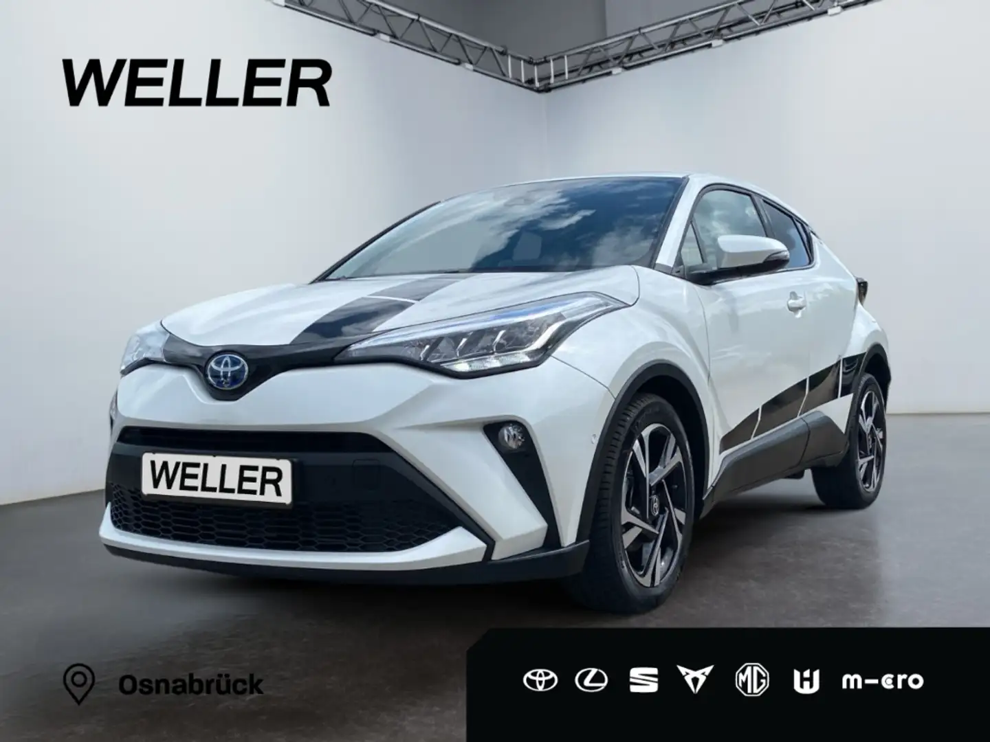 Toyota C-HR 1.8 Hybrid Team D *LED*ACC*CAM*Navi*TWA* Weiß - 1