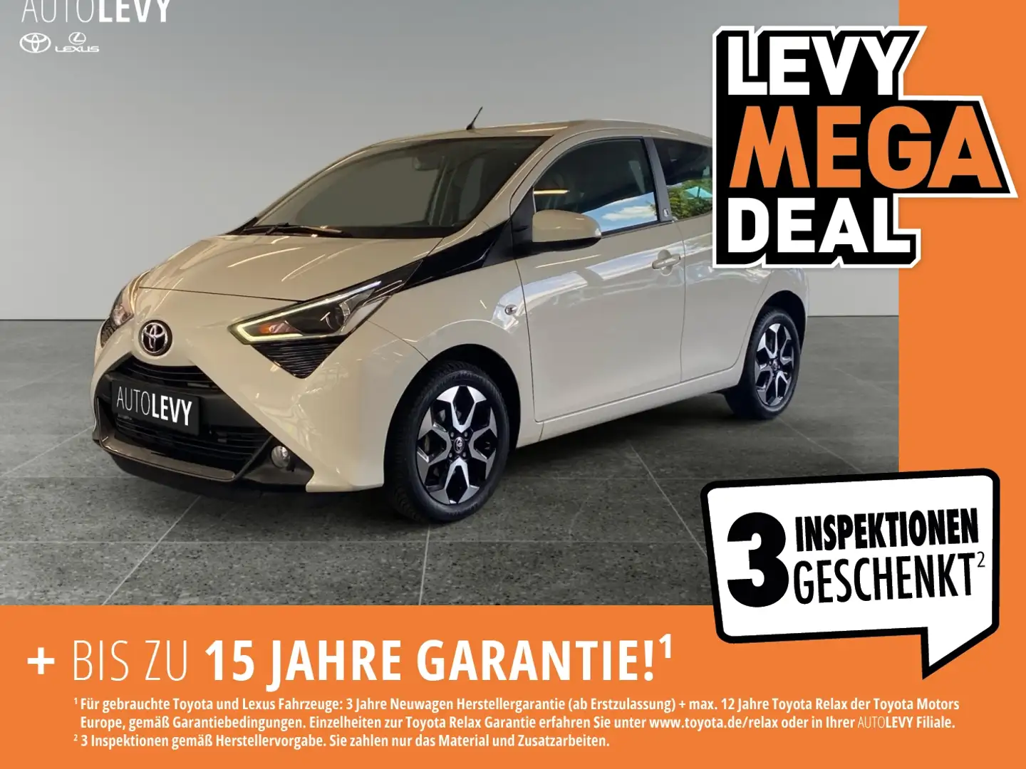 Toyota Aygo 1.0l Team D *CARPLAY* Weiß - 1