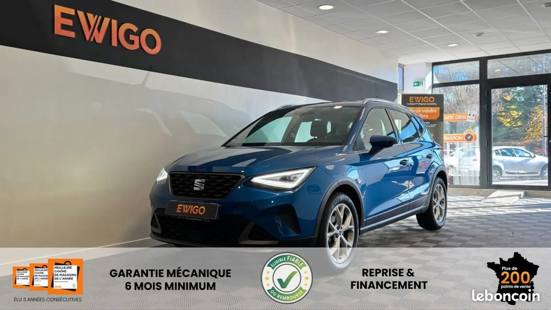SEAT Arona 1.0 tsi 110ch fr dsg7 Blauw - 1