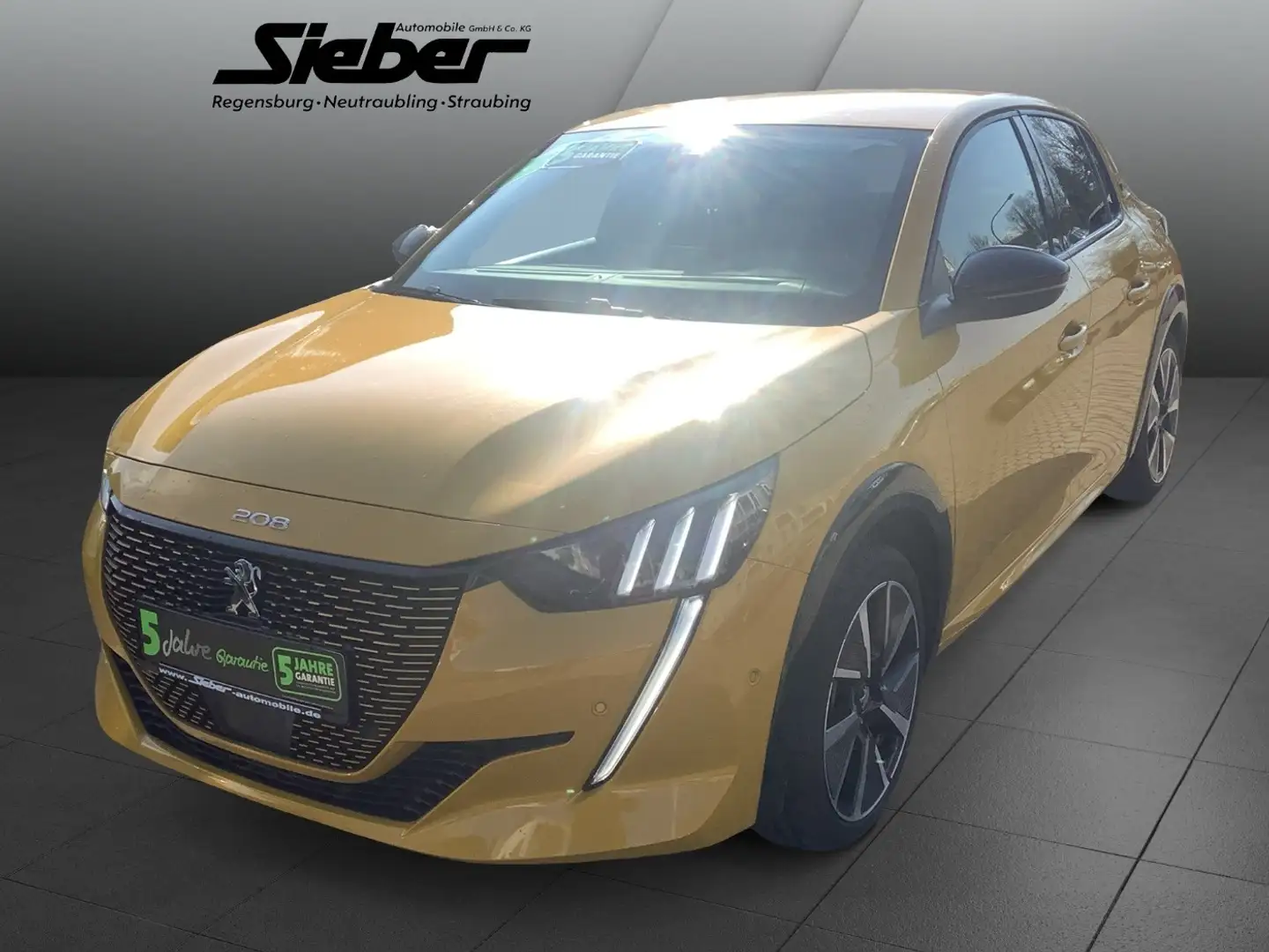 Peugeot e-208 208-e GT Pack *Sitzheizung*Navi*LED*Tempomat* Gelb - 2
