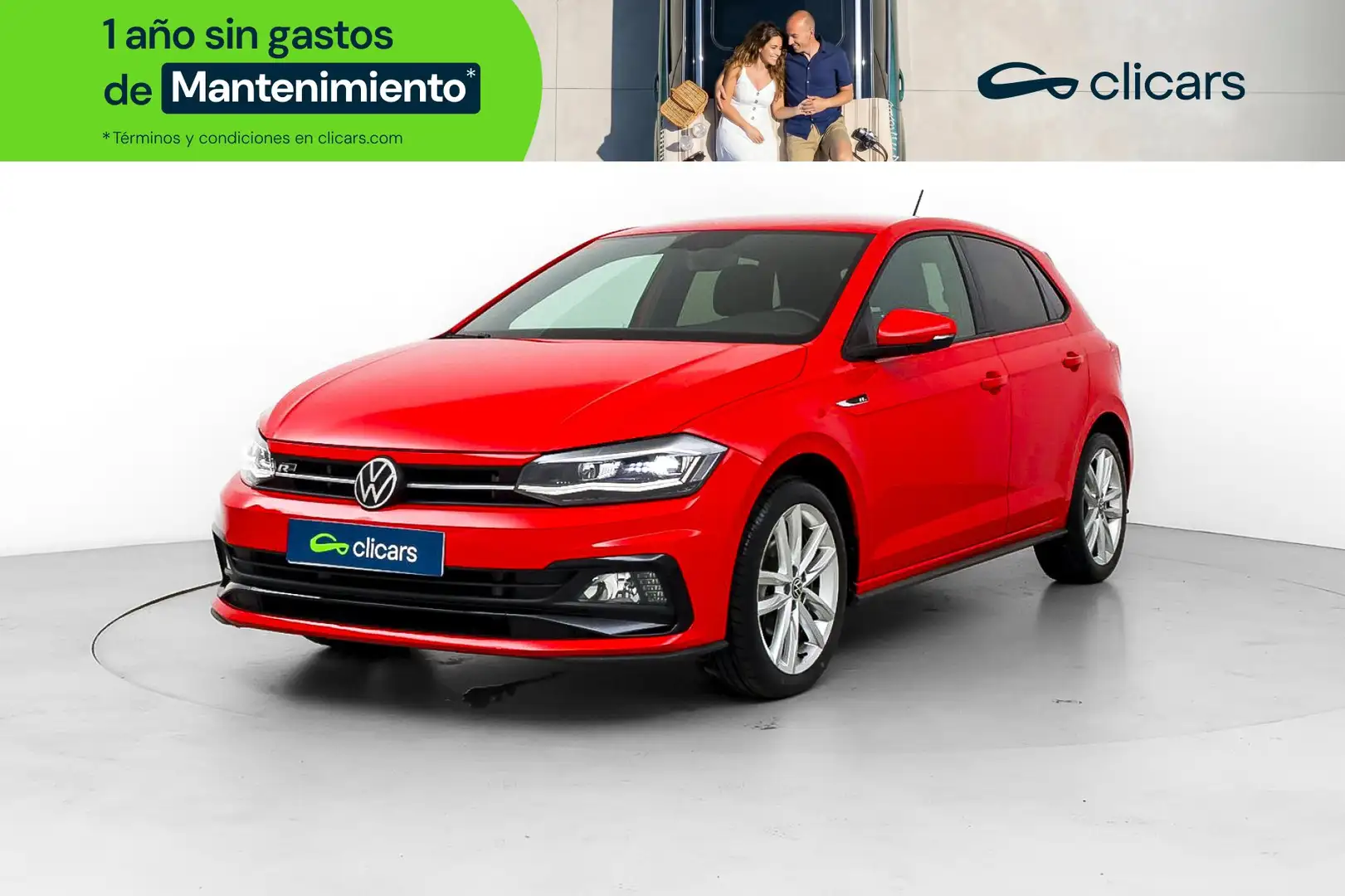 Volkswagen Polo 1.0 TSI R-Line 85kW Rojo - 1