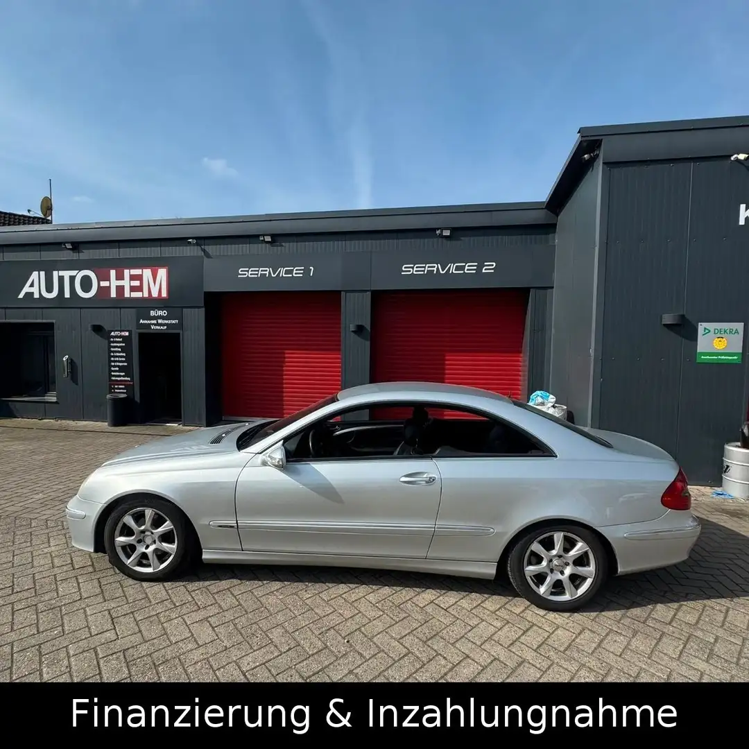 Mercedes-Benz CLK 220 Coupe Automatik Sitzhzg Leder PDC Silber - 2