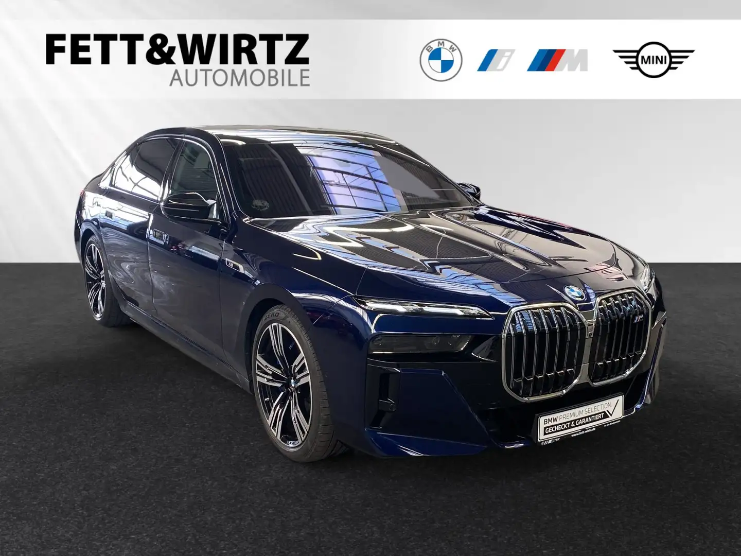 BMW 760 M760e xDrive TV-Fond-Entertainment|Autobahnass. Blau - 1
