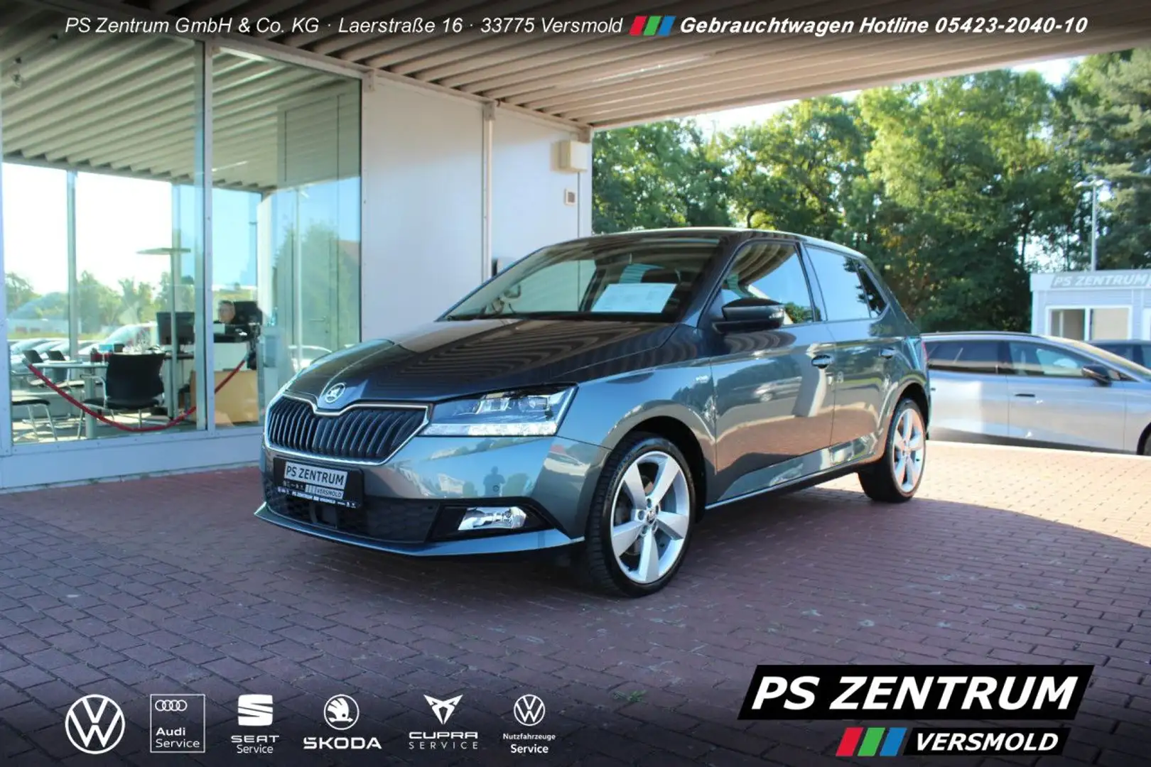 Skoda Fabia 1.0 TSI Soleil LED NAVI CAM ACC Bluetooth Grau - 1