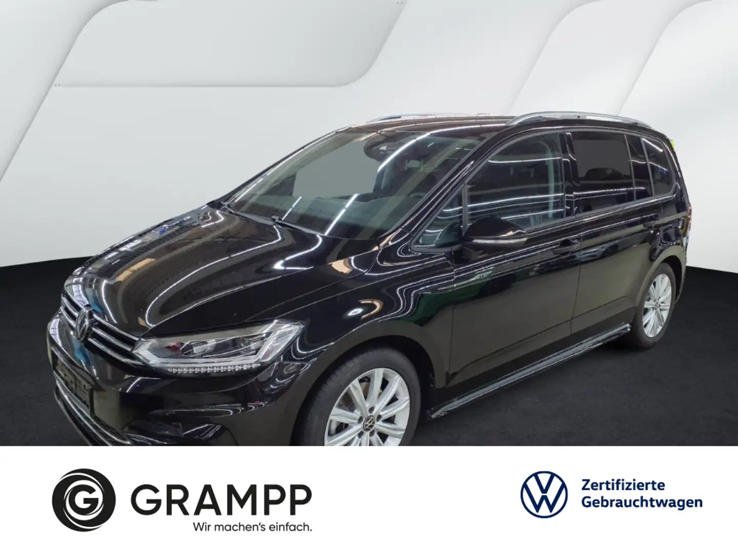 Volkswagen Touran Comfortline 1.5TSI DSG +R-LINE+KAMERA+LED Schwarz - 1