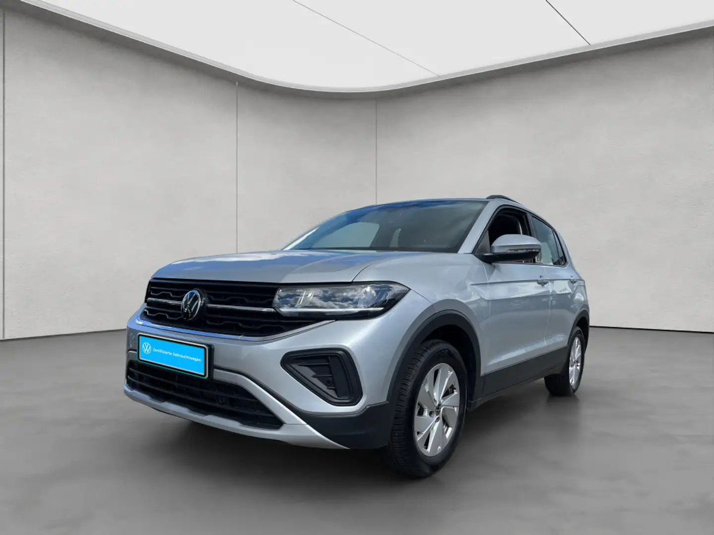 Volkswagen T-Cross 1.0 TSI OPF DSG Life GJR Navi Sitzhzg AC Silber - 2