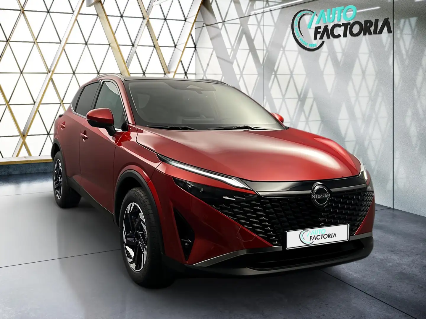 Nissan Qashqai -33% 158 BVA+T.PANO+GPS+CAM360+OPTS Rouge - 2