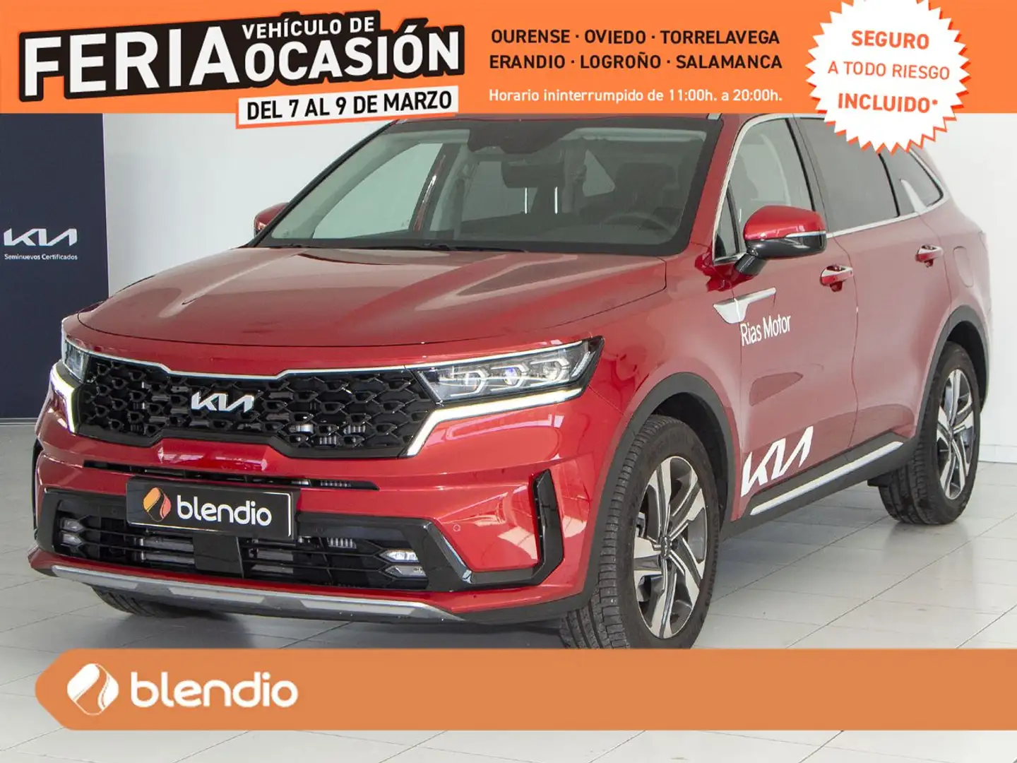 Kia Sorento 1.6 T-GDI PHEV DRIVE 4WD 265 5P 7 Plazas Kırmızı - 1