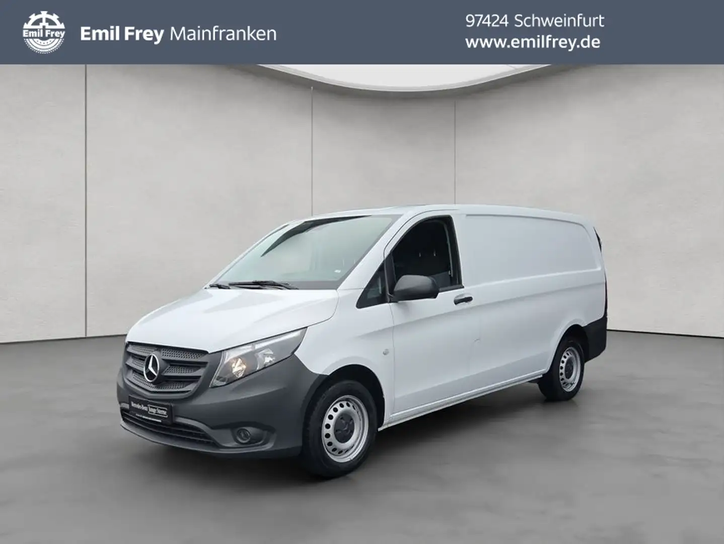 Mercedes-Benz Vito 116 CDI Lang, Klima, Rückfahrkamera, Tempomat Weiß - 1