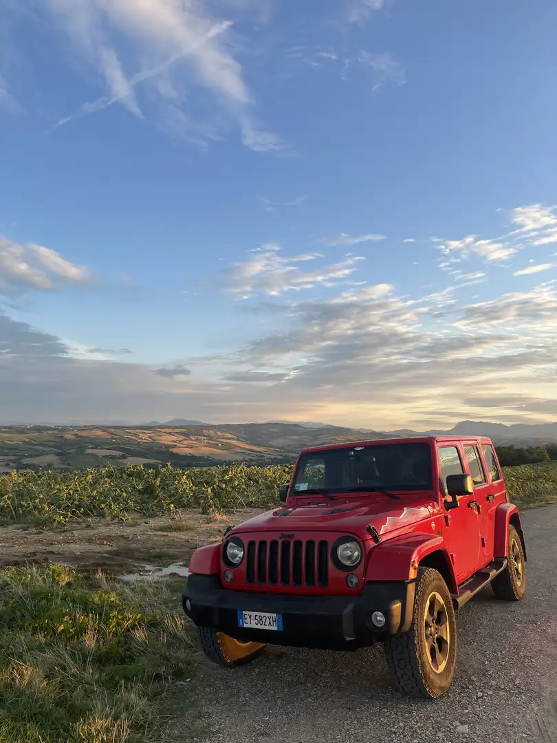 Jeep Wrangler Unlimited 2.8 crd X auto Roşu - 1