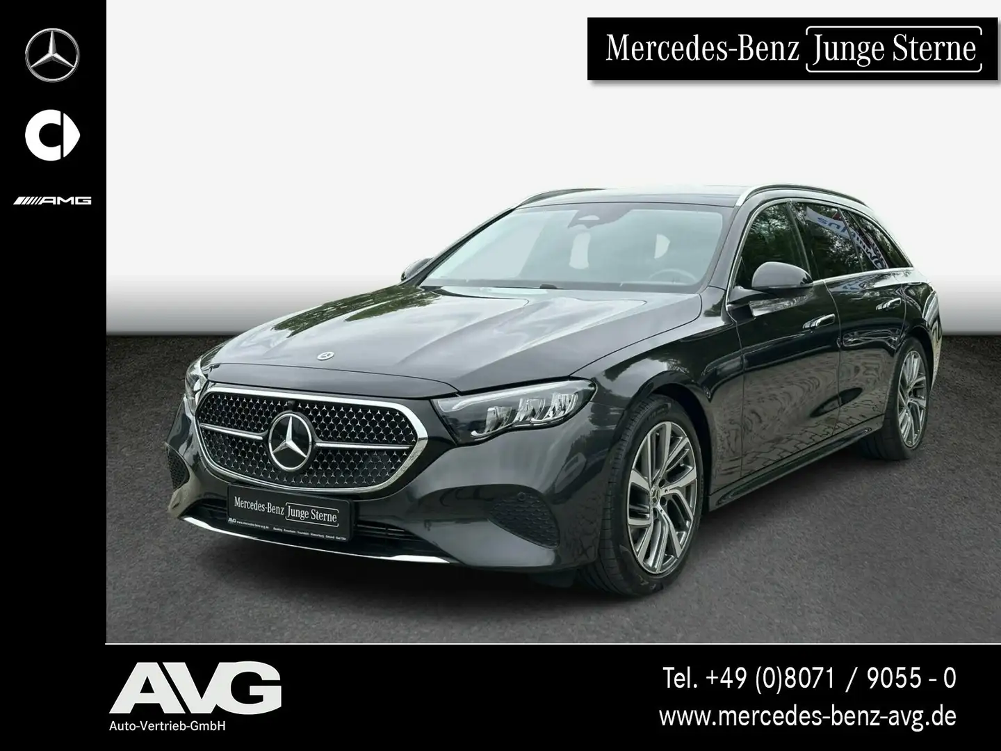 Mercedes-Benz E 220 E 220 d 4M T AVANTGARDE AHK MBUX DISTRONIC LED Grau - 1