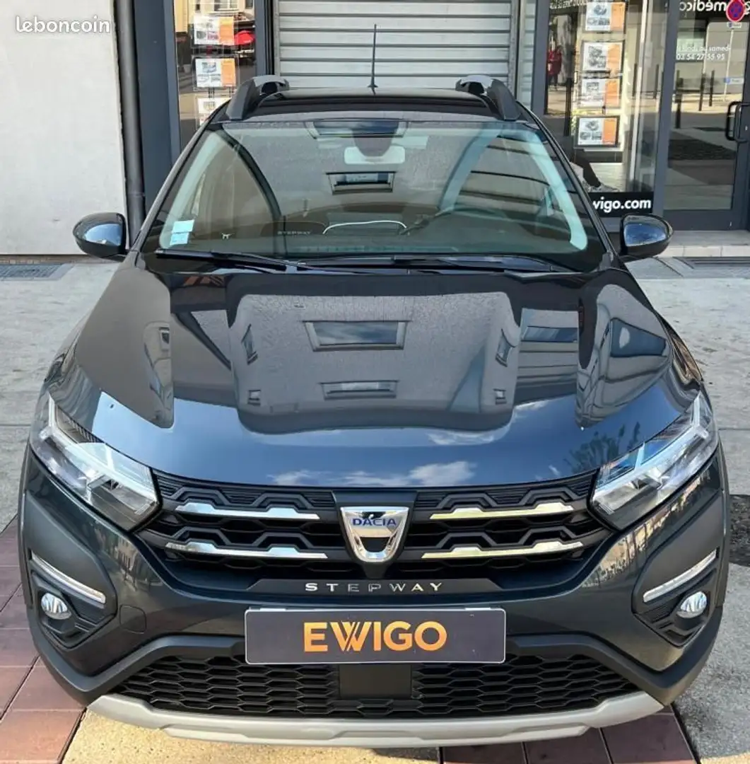 Dacia Sandero STEPWAY 1.0 TCE 90 CONFORT RADARS-CLIM AUTO-CARPLA Gris - 2