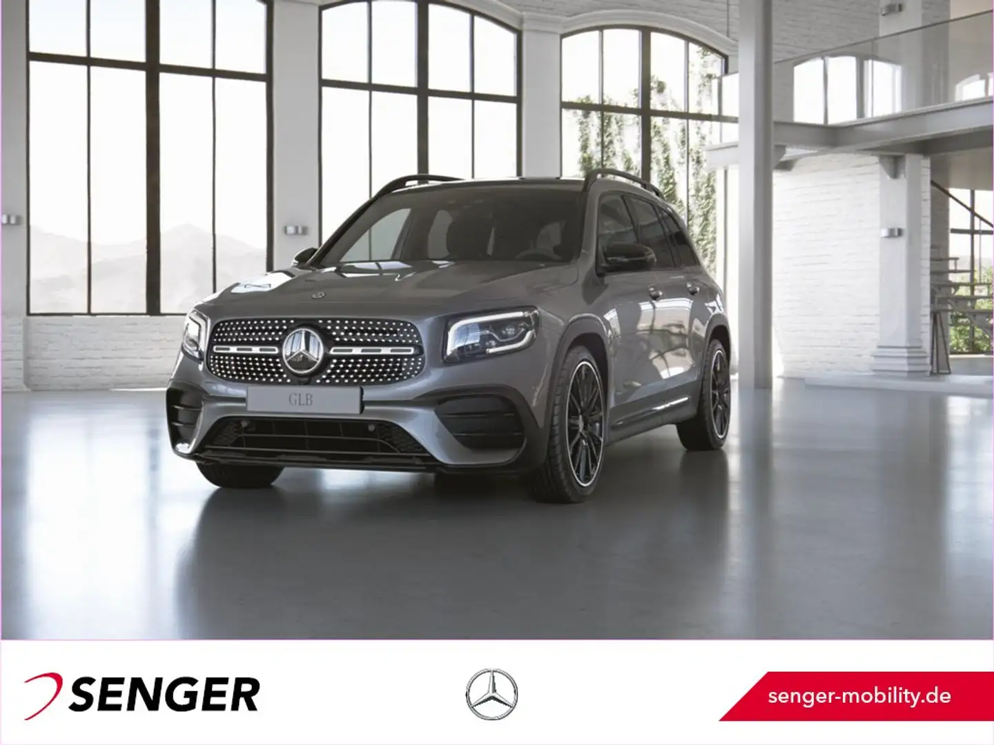 Mercedes-Benz GLB 220 d AMG Night Panorama Burmester Multibeam Grau - 1