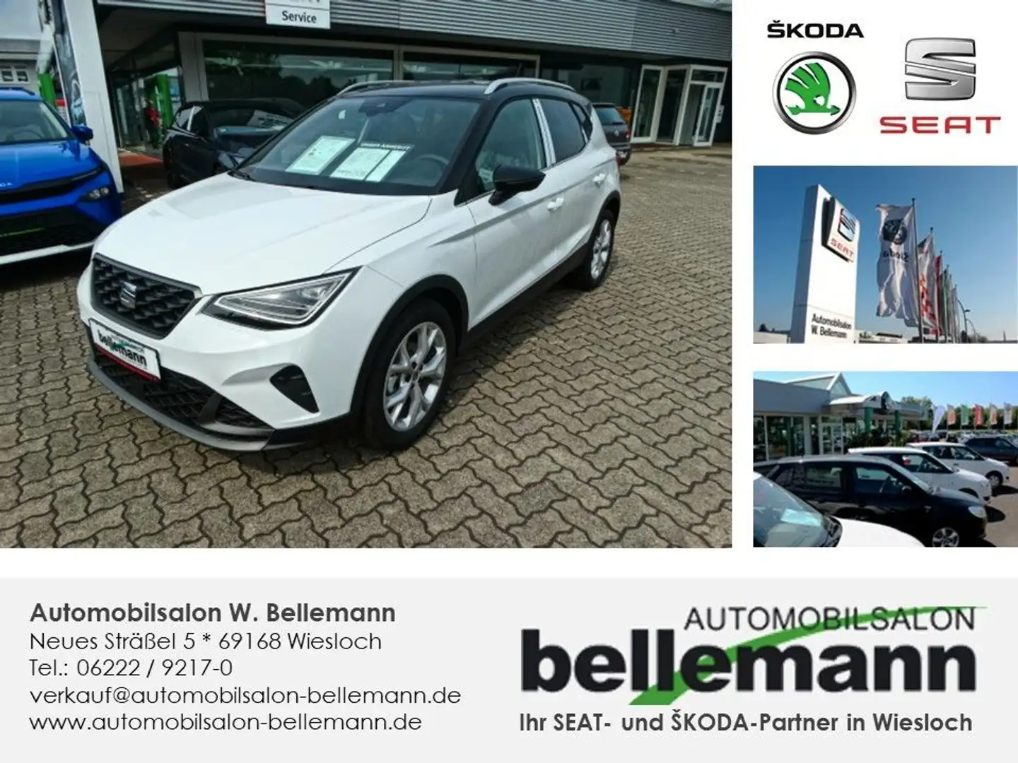 SEAT Arona FR 1.0 TSI DSG 5J Garantie bis 100 tkm Blanc - 1